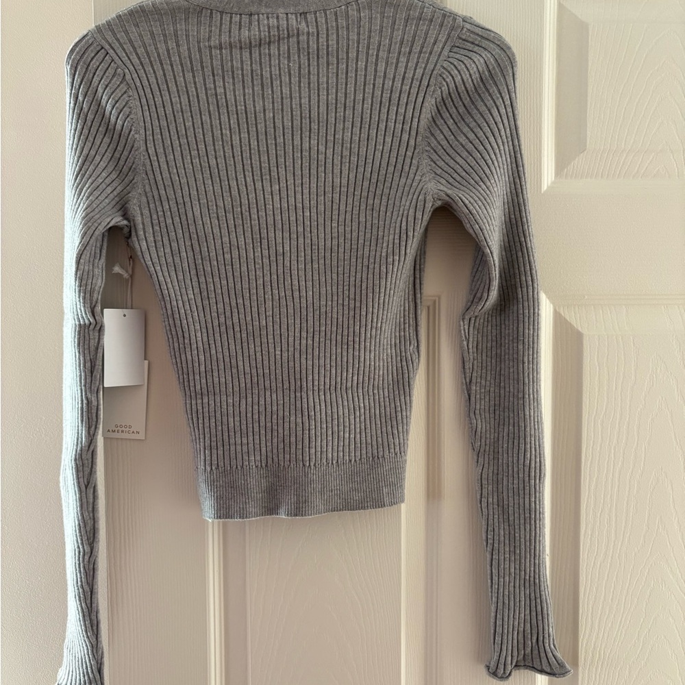 Good American Cozy Ribbed Cardigan - Picture 6 of 7
